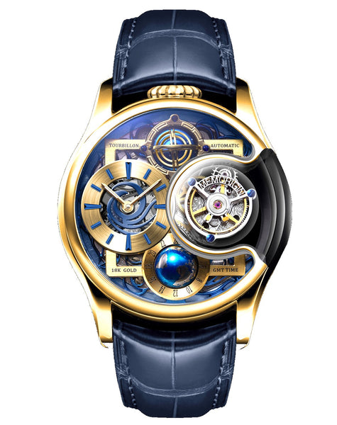 Memorigin Tourbillon Watches Imperial Stellar Gold Bitcoin Astronomia