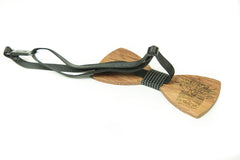 Modgoo Organic Wood Bow Tie Equalizer Black