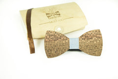 Modgoo Organic Wood Bow Tie Equalizer Blue