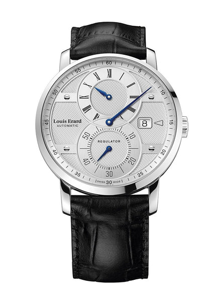 Louis Erard Excellence Collection Swiss Automatic Selfwinding Silver Dial Men's Watch 86236AA11