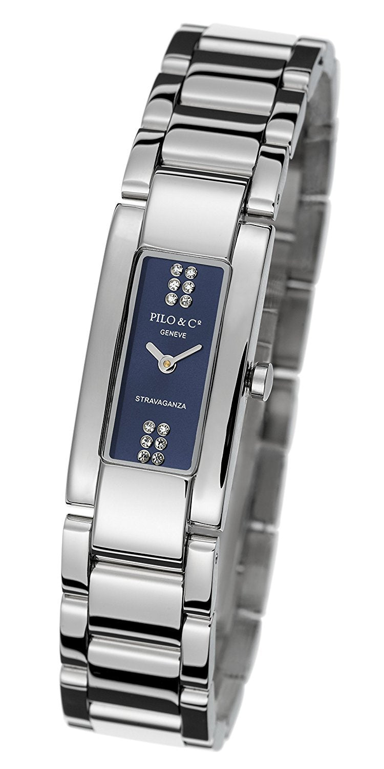 Pilo & Co Geneva Swiss Quartz Stravaganza Women's Watch collection P0059DQS MB