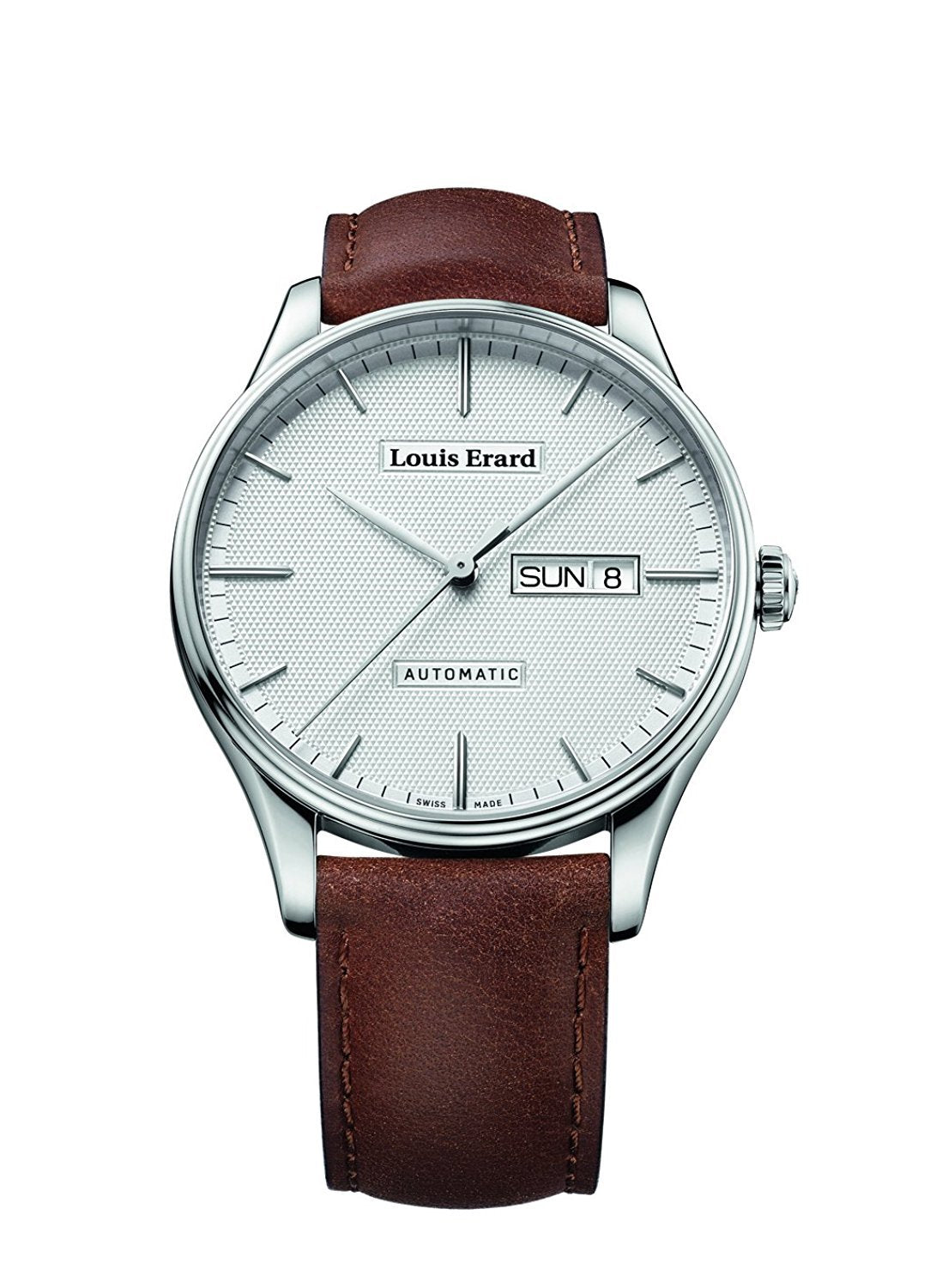 Louis Erard Men's Heritage Silver Dial 72288AA21 Veal Leather strap