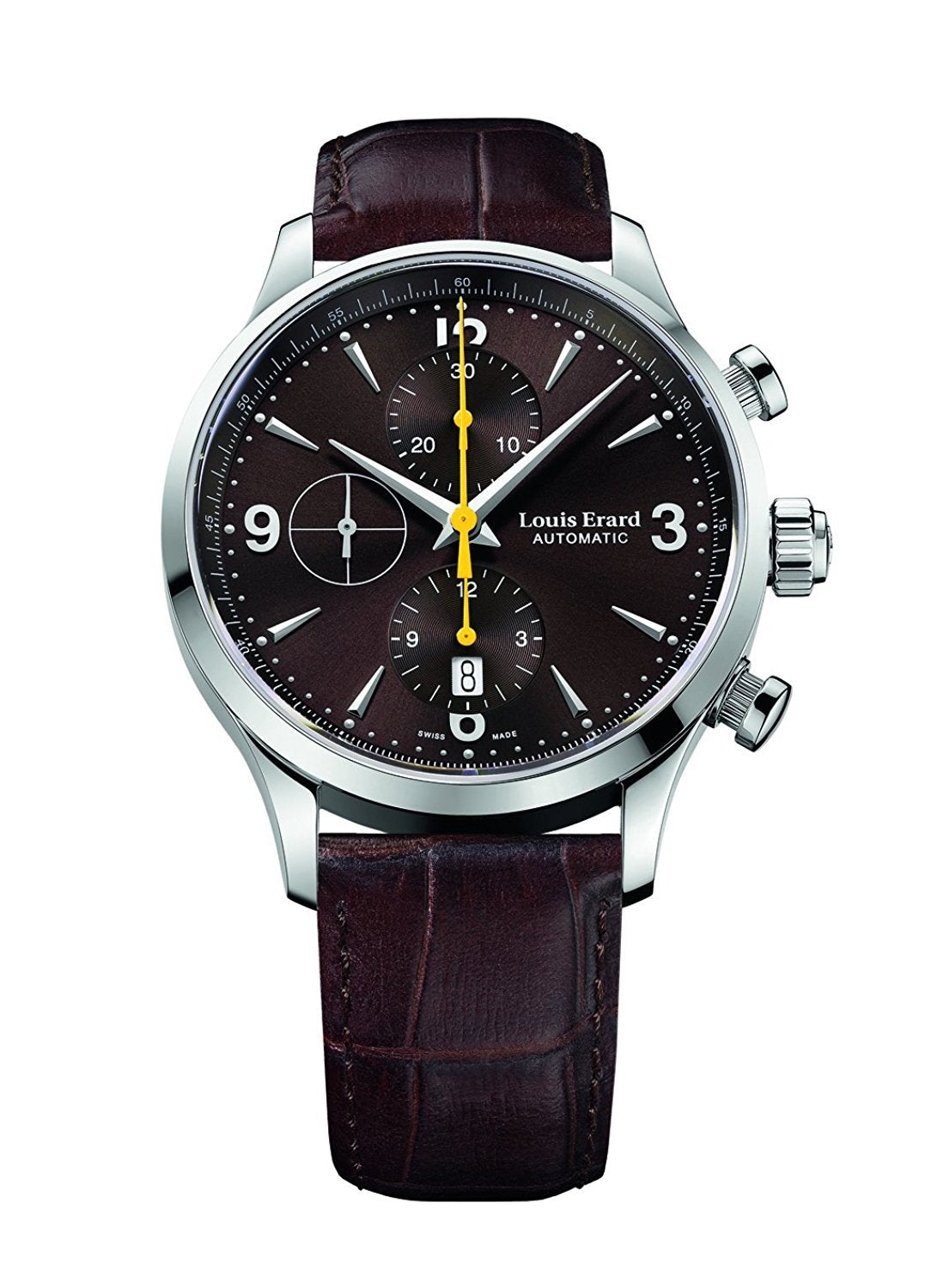 Louis Erard Heritage Collection Swiss Automatic Brown Dial Men's Watch 78225AA06.BDC21