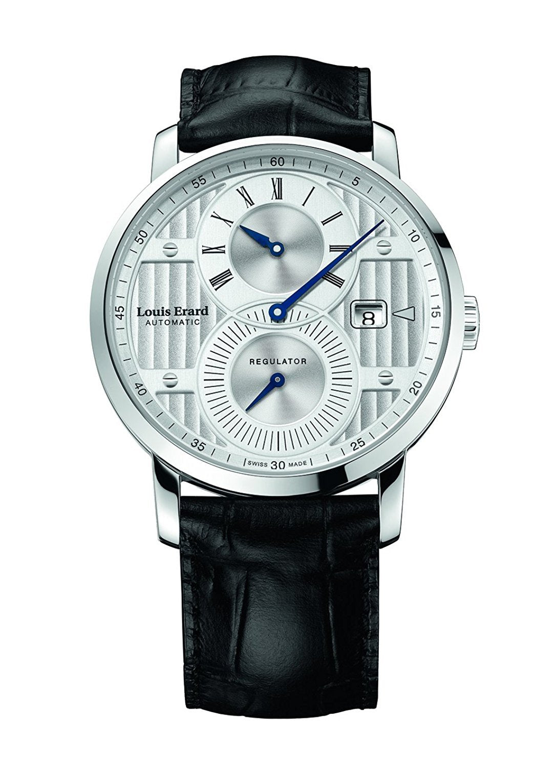 Louis Erard Excellence Swiss Automatic Selfwinding Silver Dial Men's Watch 86236AA01.BDC51