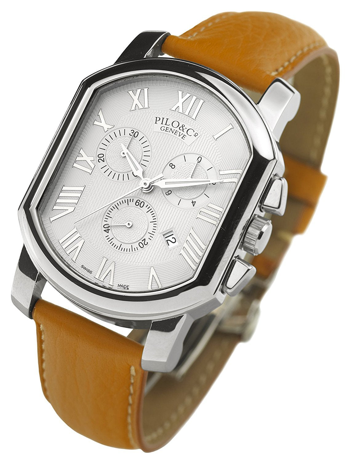 Pilo & Co Swiss Quartz Chronographe Men's Watch collection P0100CHQS