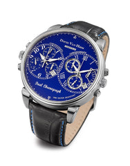 David Van Heim Dual Swiss Quartz Chronograph Men's Watch collection VH-43