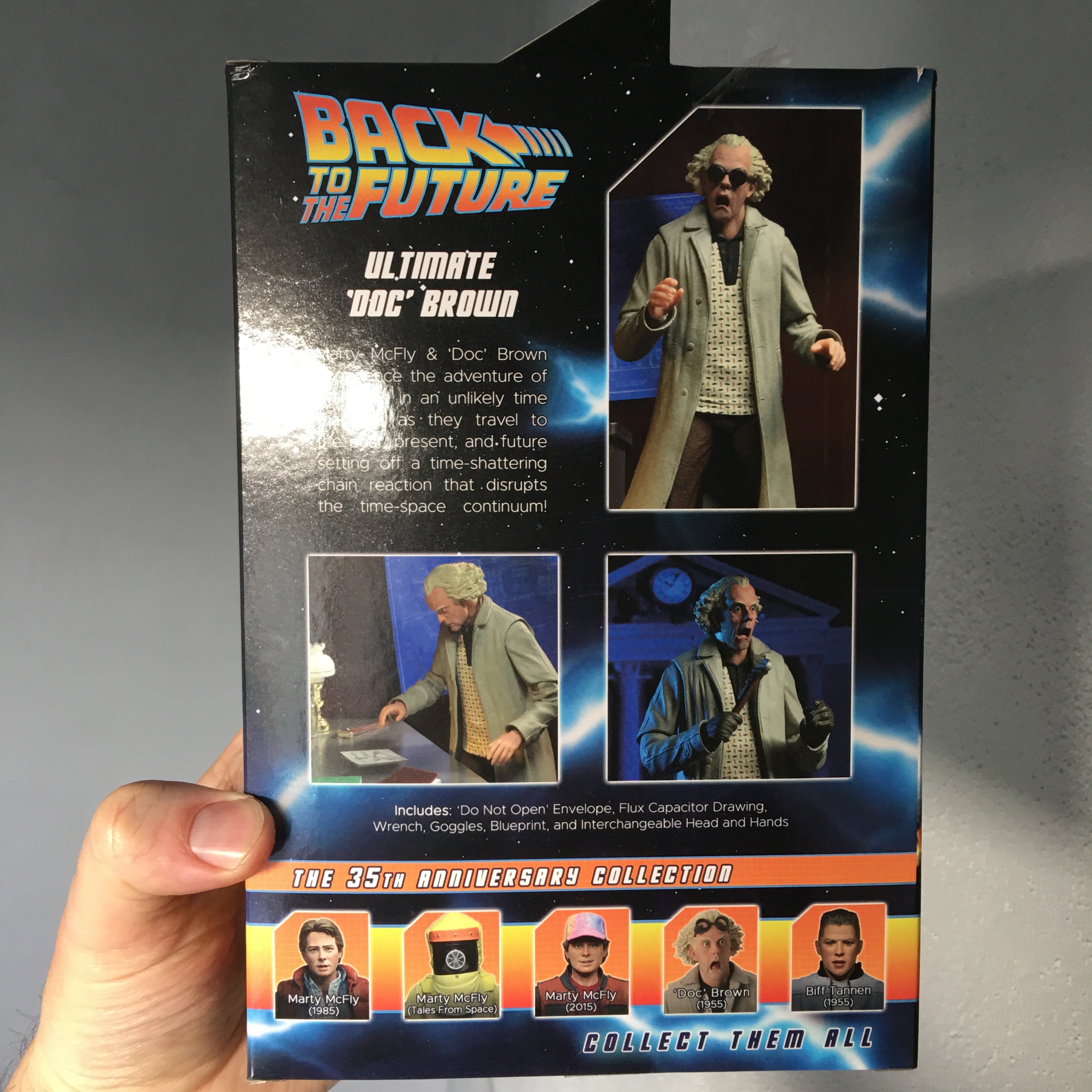 Neca Doc Brown Figure Brand New and Sealed