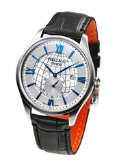 Pilo & Co Geneva Swiss Quartz Montecristo Men's Watch collection Silver