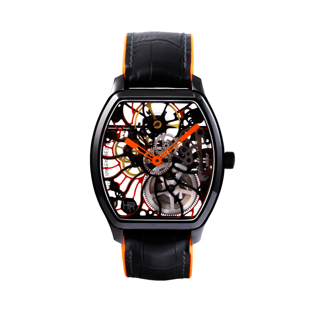 Heli Reymond Swiss Mechanical Skeleton Men s Watch Transparency Line T Swisswatchimport
